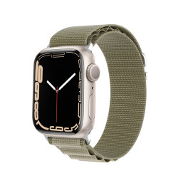 Υφασμάτινο Λουράκι DUX DUCIS GS Series Nylon για Apple Watch 41mm / 40mm / 38mm – Olive