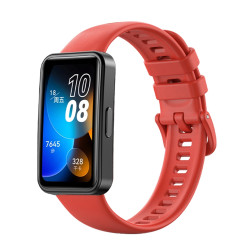Λουράκι Σιλικόνης 16mm για Huawei Band 8 / 9 / 10 – Red