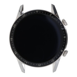 Οθόνη & Μηχανισμός Αφής με πλαίσιο για Huawei Watch GT2 46mm – Silver
