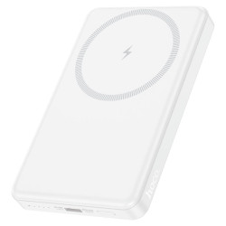 Hoco J125 Powerbank Magsafe PD20W 5000mAh με Foldable Stand - Λευκό