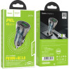 Hoco Z47A Φορτιστής Αυτοκινήτου Fast Charge 30W PD+QC 3.0 - Black