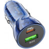 Hoco Z47A Φορτιστής Αυτοκινήτου Fast Charge 30W PD+QC 3.0 - Blue