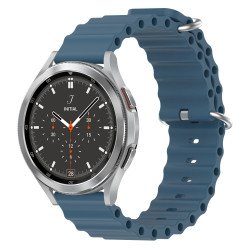 Λουράκι Σιλικόνης 20mm Ocean Style για Huawei GT2 42mm / Amazfit GTS / GTS 2 - Rock Gray