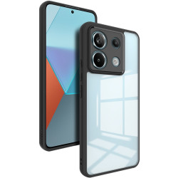 Θήκη Σιλικόνης iMak UX-9A Series με Ακρυλική Πλάτη για Xiaomi Redmi Note 13 Pro 5G – Clear Black