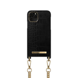 iDeal Of Sweden Back Cover με Λουράκι για iPhone 12 Pro Max – Jet Black Croco