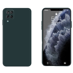 Θήκη Σιλικόνης Liquid Silicone για Samsung Galaxy A12 5G – Dark Green