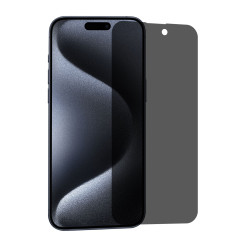 Τζάμι Προστασίας Privacy Full Tempered Glass για iPhone 15 Pro Max / 15 Plus