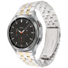 Stainless Steel Μεταλλικό Λουράκι 22mm 5-Beads για Huawei Watch GT / GT2 / GT3 / GT4 46mm  - Silver / Gold