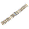 Stainless Steel Μεταλλικό Λουράκι 22mm 5-Beads για Huawei Watch GT / GT2 / GT3 / GT4 46mm  - Silver / Gold