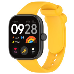 Λουράκι Σιλικόνης Solid Color Redmi Watch 4 / Watch 5 – Yellow