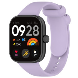 Λουράκι Σιλικόνης Solid Color Redmi Watch 4 / Watch 5 – Purple