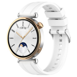 Λουράκι Σιλικόνης Steps Style για Huawei Watch GT4 41mm / GT5 41mm – White