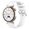 Λουράκι Σιλικόνης Steps Style για Huawei Watch GT4 41mm / GT5 41mm – White