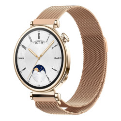 Μεταλλικό Λουράκι Milanese Stainless Steel για Huawei Watch GT4 41mm / GT5 41mm – Rose Gold