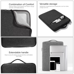 Τσάντα Μεταφοράς Laptop Universal Case Pouch Waterproof 13.3 Ίντσες ( 35.5x26.5x2cm ) – Black