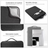 Τσάντα Μεταφοράς Laptop Universal Case Pouch Waterproof 13.3 Ίντσες ( 35.5x26.5x2cm ) – Black