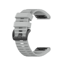 Λουράκι Σιλικόνης για Garmin Fenix 6X Pro 26mm – Grey