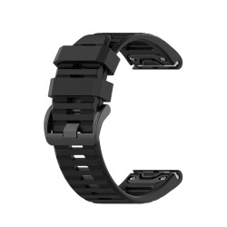 Λουράκι Σιλικόνης για Garmin Fenix 6X Pro 26mm – Black