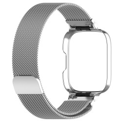 Milanese Stainless Steel Λουράκι με Frame για Redmi Watch 3 Active – Silver
