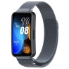 Milanese Stainless Steel Λουράκι για Huawei Band 8 / 9 / 10 – Space Grey
