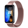 Milanese Stainless Steel Λουράκι για Huawei Band 8 / 9 / 10 – Rose Pink