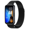 Milanese Stainless Steel Λουράκι για Huawei Band 8 / 9 / 10 – Black
