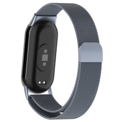 Μεταλλικό Λουράκι Milanese για Xiaomi Smart Band 8 / 9 / 10 – Space Grey