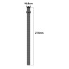 Μεταλλικό Λουράκι Milanese για Xiaomi Smart Band 8 / 9 / 10 – Space Grey