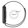 Μεταλλικό Λουράκι Milanese για Xiaomi Smart Band 8 / 9 / 10 – Space Grey