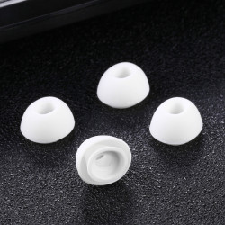 Ανταλλακτικές Σιλικόνες Ear Caps με Σίτα για AirPods (Size:S) 4τμχ