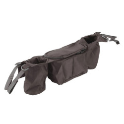 Universal Θήκη Βάση Κινητού & Ποτηροθήκη Baby Stroller Organizer για καρότσι – Brown