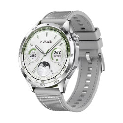 Λουράκι Σιλικόνης Nylon Woven Hybrid Braid για Huawei Watch GT4 46mm – Grey
