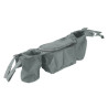 Universal Θήκη Βάση Κινητού & Ποτηροθήκη Baby Stroller Organizer για καρότσι – Grey