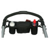 Universal Θήκη Βάση Κινητού & Ποτηροθήκη Baby Stroller Organizer για καρότσι – Grey
