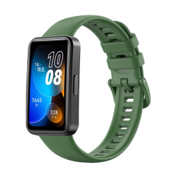 Λουράκι Σιλικόνης 16mm για Huawei Band 8 / 9 / 10 – Army Green