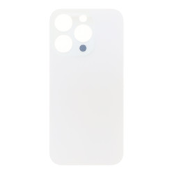 Ανταλλακτικό Πίσω Καπάκι Big Hole Back Cover για iPhone 15 Pro - White Titanium