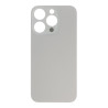 Ανταλλακτικό Πίσω Καπάκι Big Hole Back Cover για iPhone 15 Pro - Natural Titanium