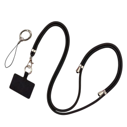 Universal Neck Lanyard Λουράκι Λαιμού για Κινητά – Μαύρο