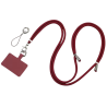 Universal Neck Lanyard Λουράκι Λαιμού για Κινητά – Wine Red