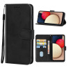 Θήκη Πορτοφόλι Leather Style για Samsung Galaxy A12 / A12 Nacho – Black