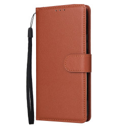 Θήκη Πορτοφόλι Leather Style Book Case για Samsung Galaxy A54 - Brown