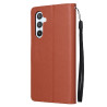 Θήκη Πορτοφόλι Leather Style Book Case για Samsung Galaxy A54 - Brown