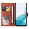 Θήκη Πορτοφόλι Leather Style Book Case για Samsung Galaxy A54 - Brown
