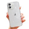 Θήκη Σιλικόνης Glitter Powder για iPhone 16 – Διάφανο