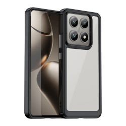 Θήκη Σιλικόνης Colorful Series με Ακρυλική Πλάτη για Xiaomi 14T - Black