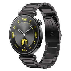 Μεταλλικό Λουράκι 3Bead Stainless Steel για Huawei Watch GT4 41mm / GT5 41mm – Black