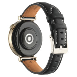 Δερμάτινο Λουράκι 18mm για Huawei Watch GT4 41mm / GT5 41mm – Black
