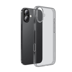 Θήκη Σιλικόνης HOCO Light Series για iPhone 16 Plus - Smoke Black