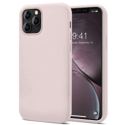 Θήκη Σιλικόνης Liquid Silicone για iPhone 12 / 12 Pro - Light Pink