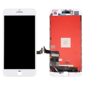 Οθόνη LCD και Digitizer Μηχανισμός Αφής για iPhone 7 Plus - Λευκή